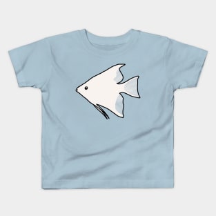 Platinum Angelfish Kids T-Shirt